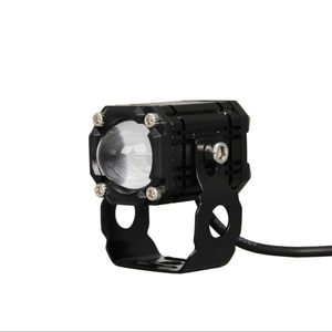 High-bright LED Motorcycle Spotlights, Electric Vehicle square Small Steel Gun Near Yellow and White Headlights Motorcycle Modif